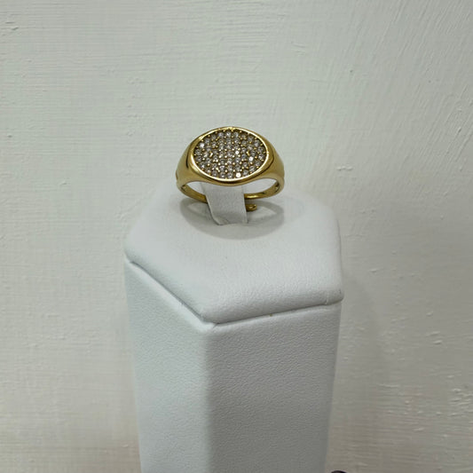 Anello chevalier brillantini