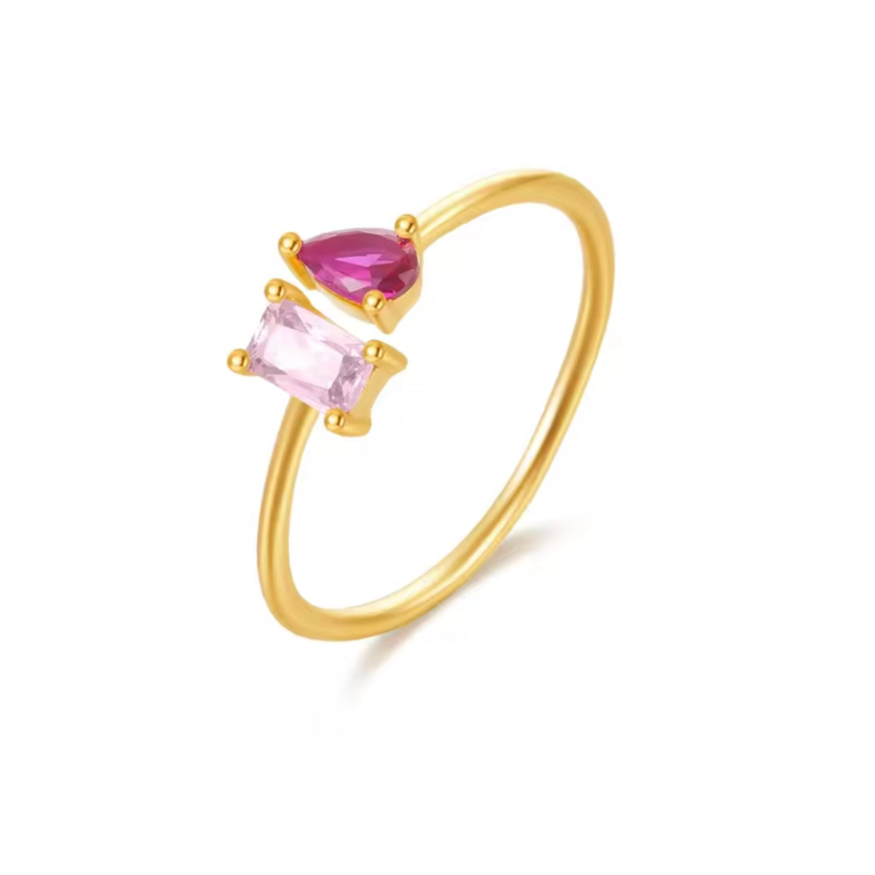 ANELLO PIETRE ROSA