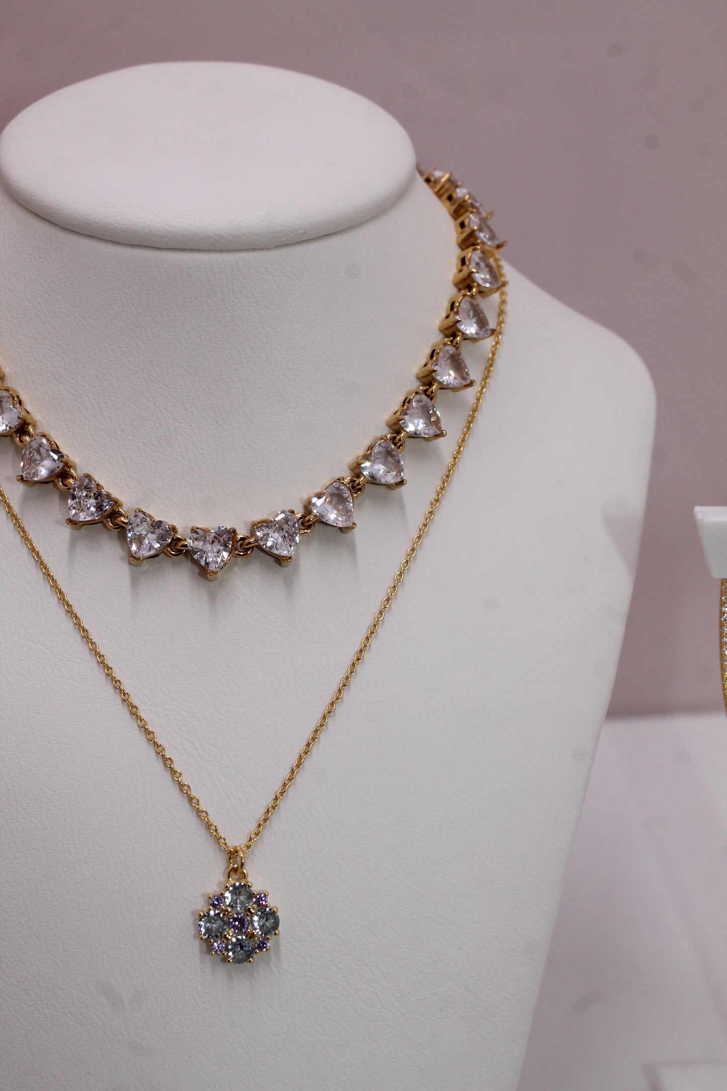 COLLANA FIORE TURCHESE