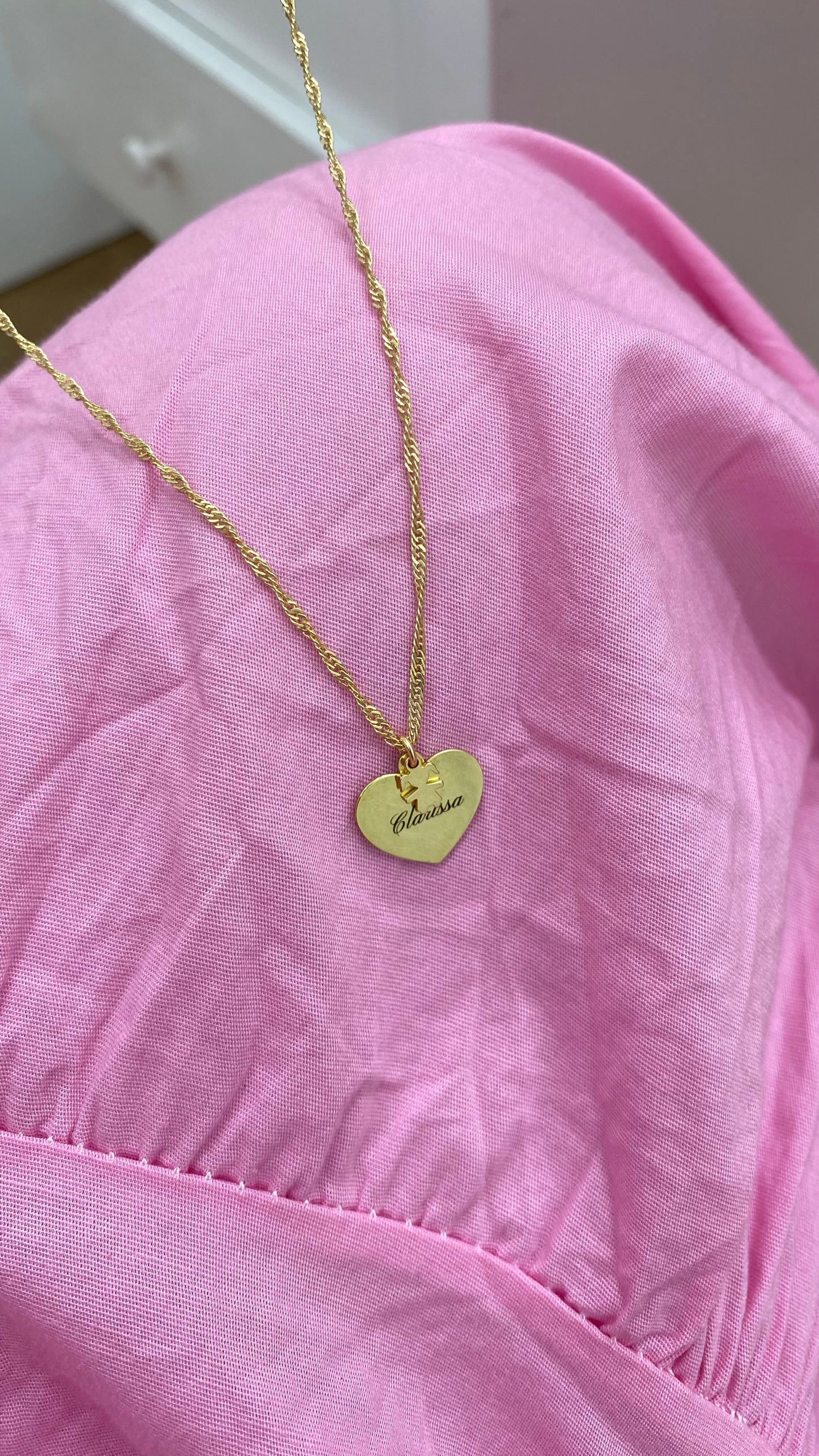 COLLANA CUORE love u