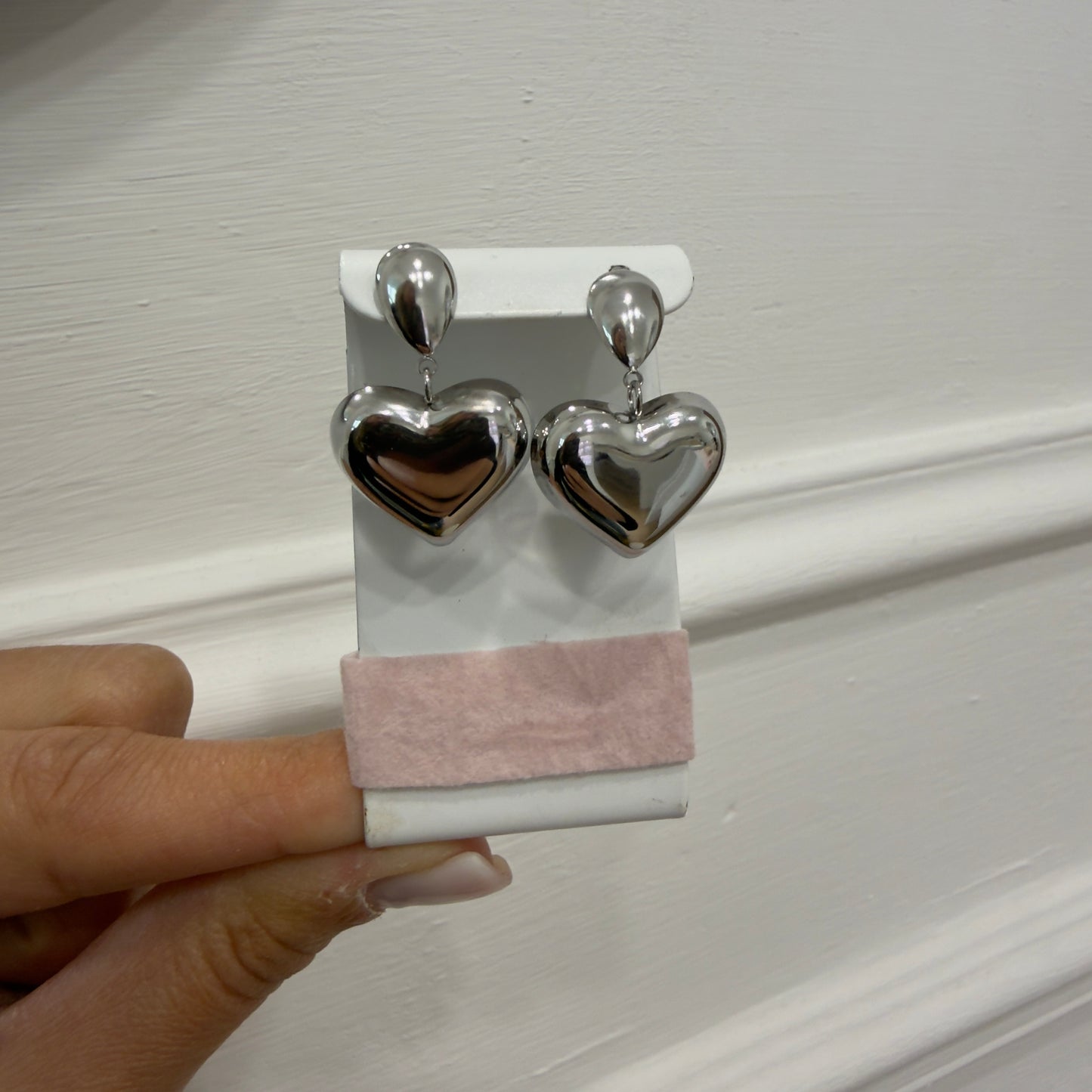 Orecchini cuore pendente