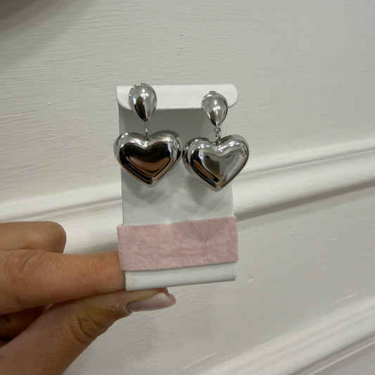 Orecchini cuore pendente