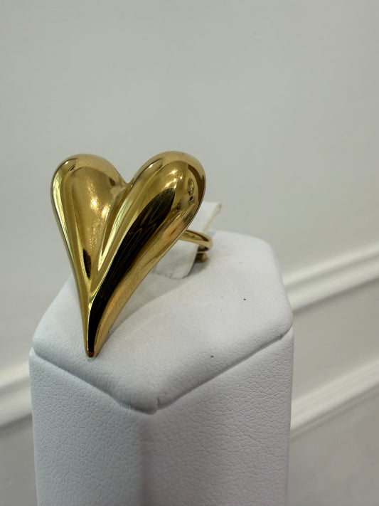Anello cuore maxi