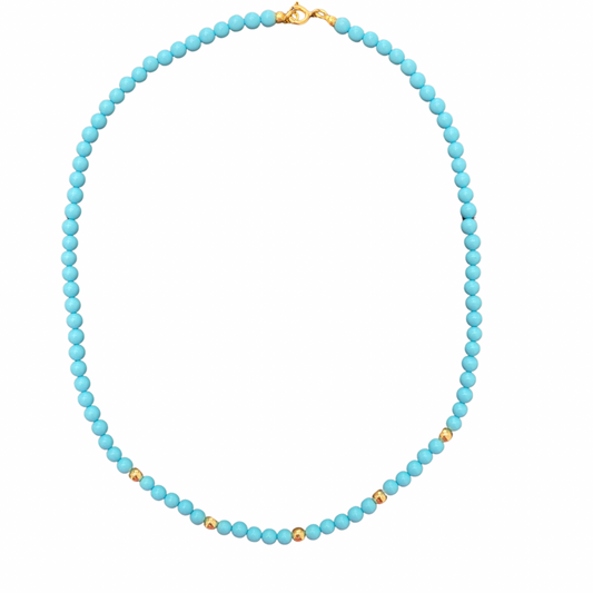 COLLANA DAISY TURCHESE