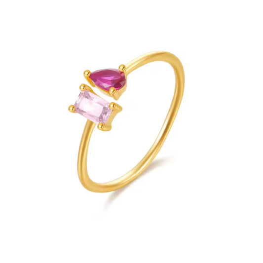ANELLO PIETRE ROSA