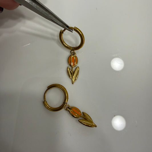 Orecchini tulipani