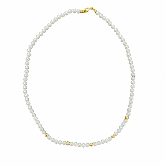 COLLANA DAISY BIANCO PERLA