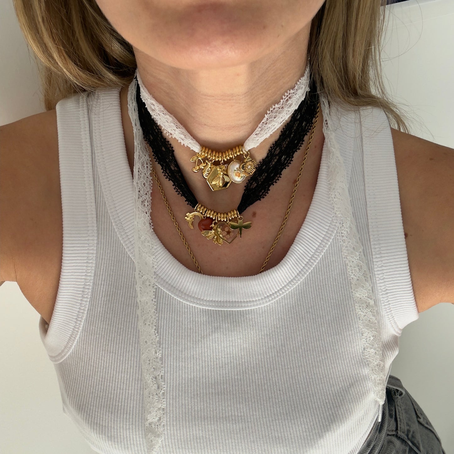 Collana merletto