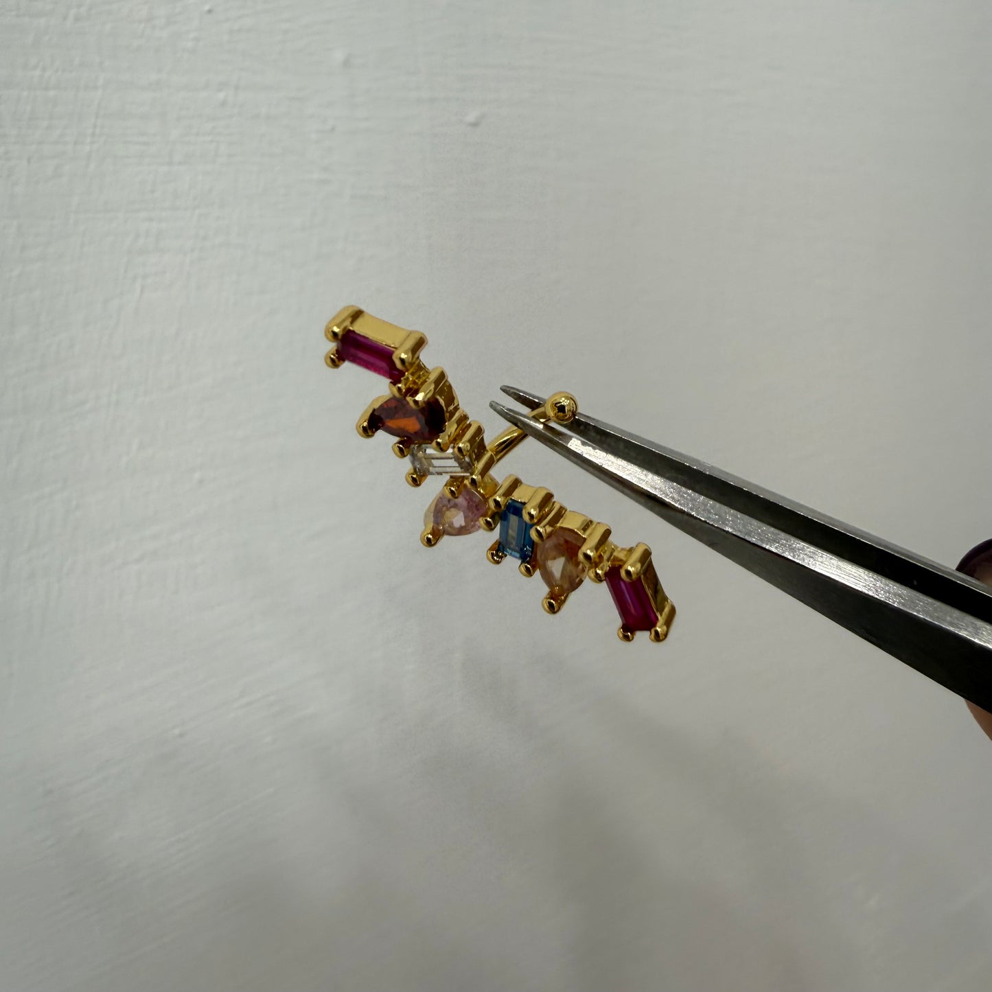 Earcuff zirconi colorati