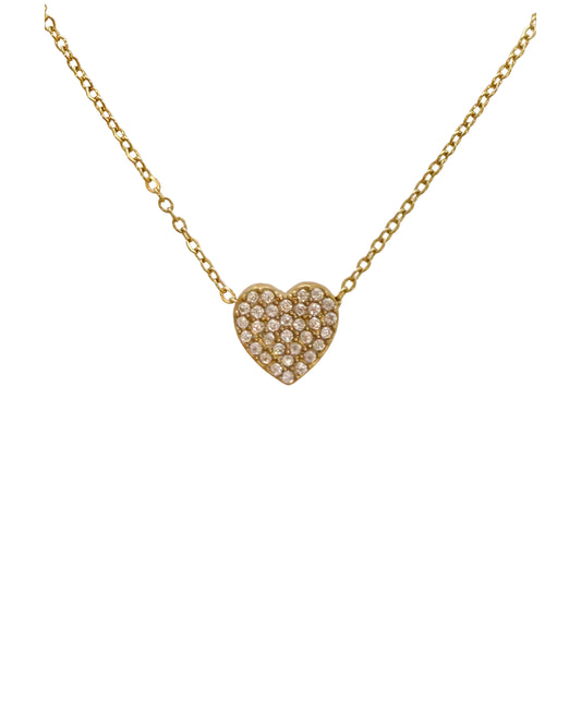COLLANA CUORE ZIRCONATO