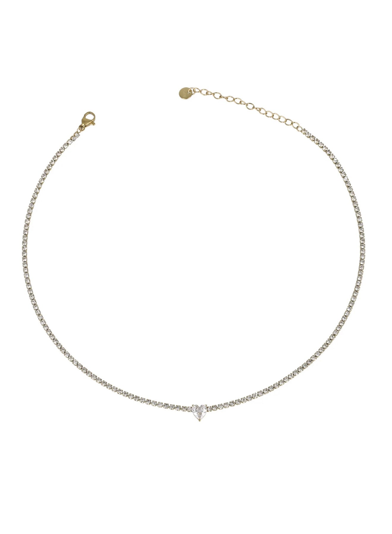 COLLANA TENNIS CUORE