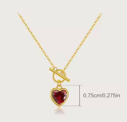 COLLANA DETTAGLIO CUORE MARRONE