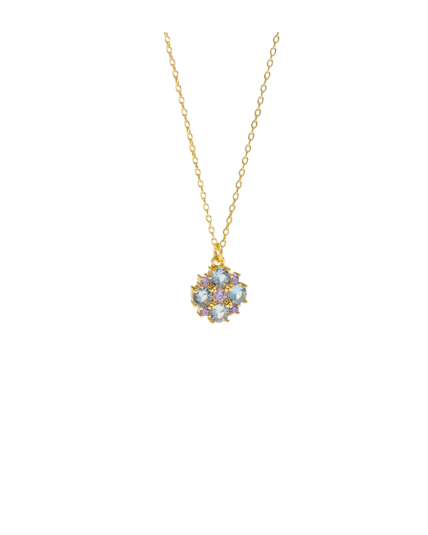 COLLANA FIORE TURCHESE