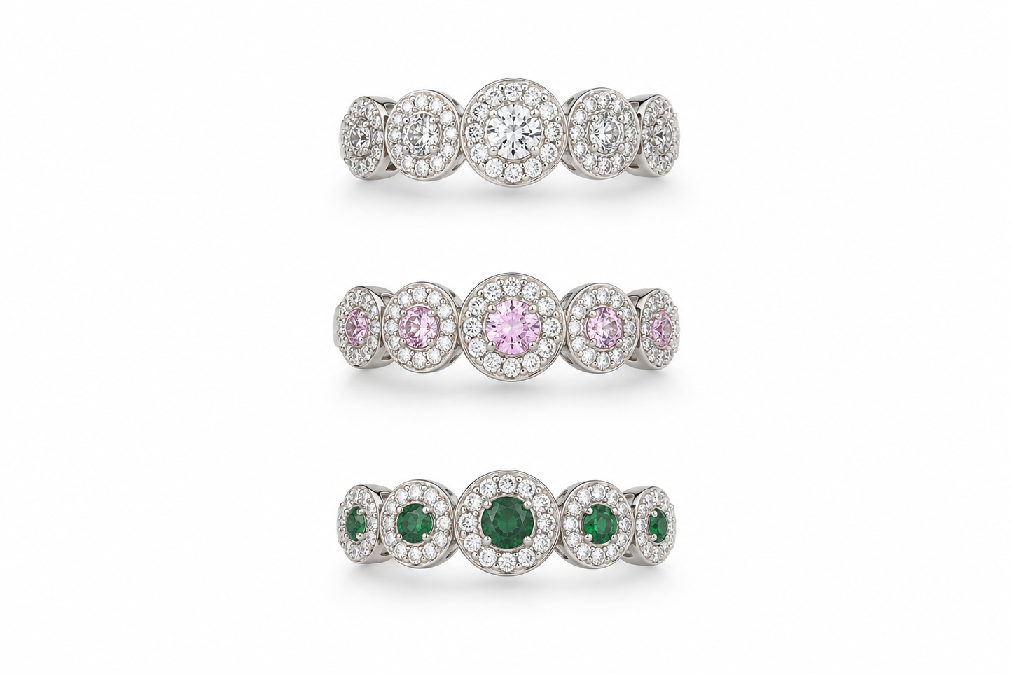Anello con pietre
