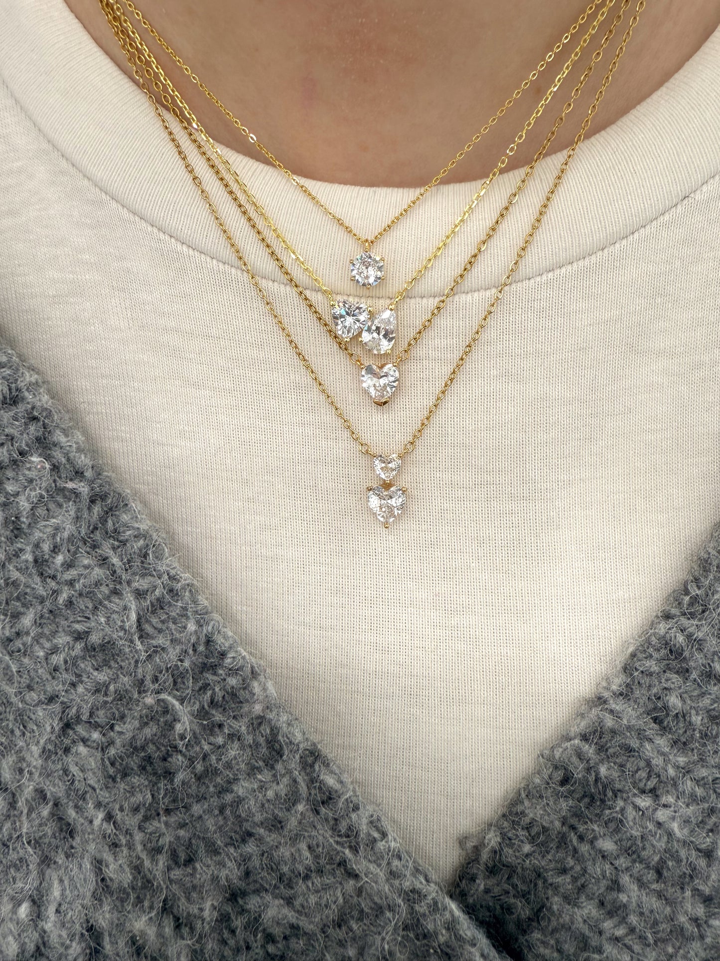 Collana Punto luce pendente