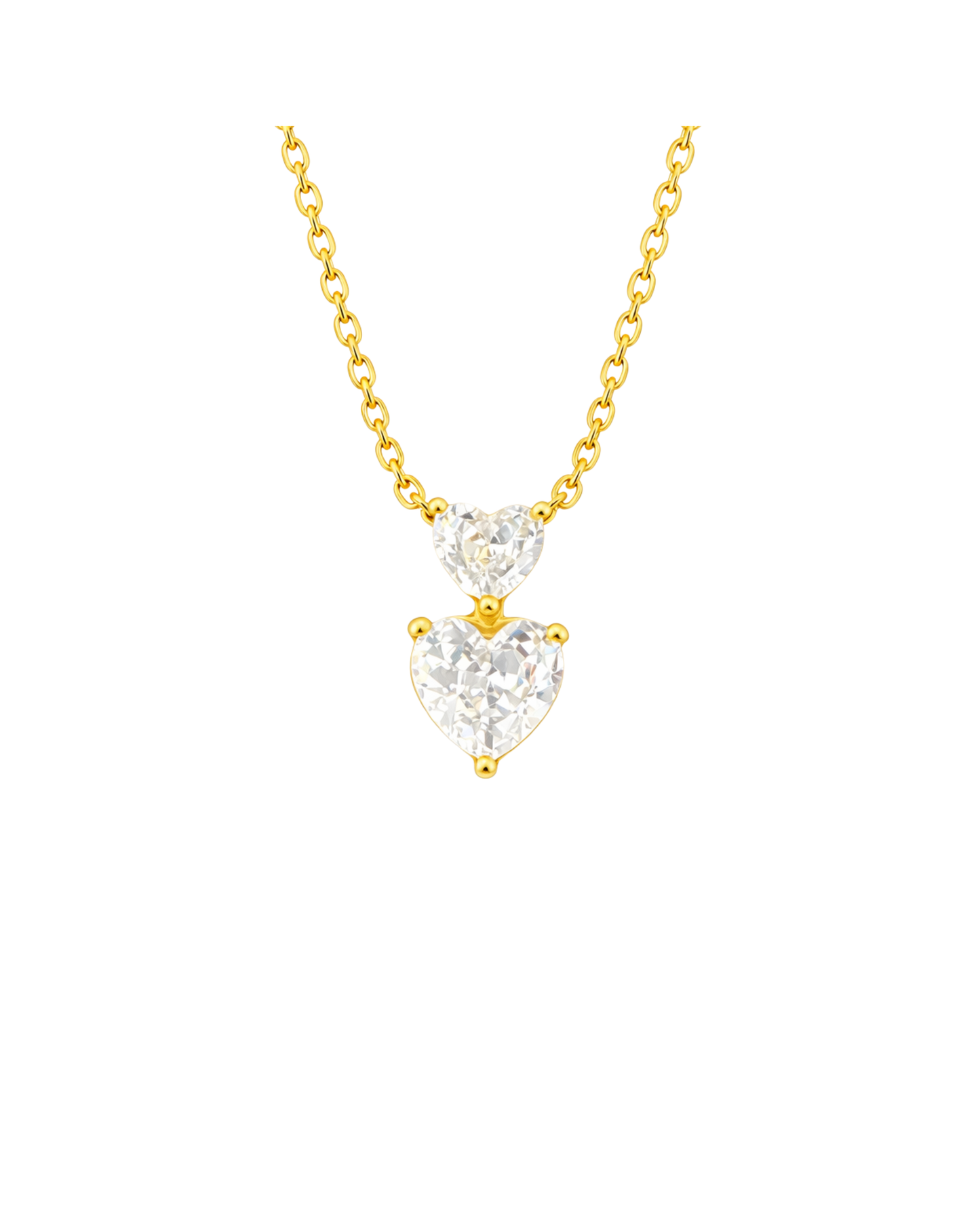 Collana doppio cuore