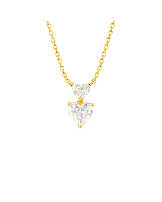 Collana doppio cuore